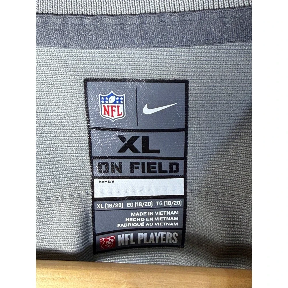 Nike Detroit Lions Darius Slay 23 Gray Youth XL Jersey NFL On Field Football